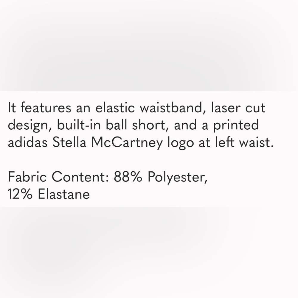 Adidas Stella McCartney Barricade Skirt Mini Built-In Short - Picture 5 of 5